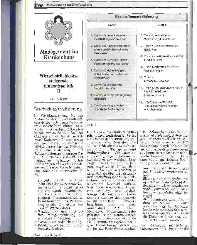 Vorschauseite 1: Wirtschaftlichkeitssteigernde Einkaufpolitik Teil II
