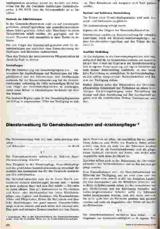 Vorschauseite 3: Richtlinien für die Einrichtung und Unterhaltung von Gemeindepflegestationen