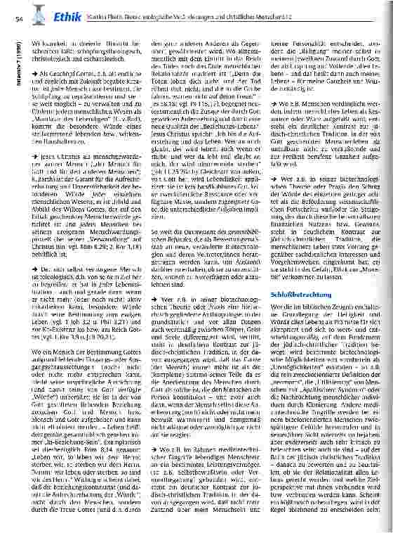 Vorschauseite 5: Entscheiden und Handeln im Spannungsfeld von biotechnologischen Veränderungen und christlichem Menschenbild