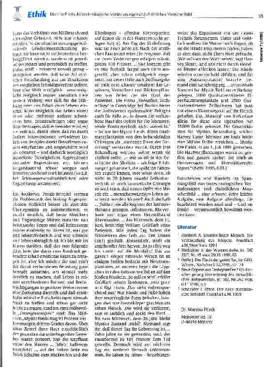 Vorschauseite 6: Entscheiden und Handeln im Spannungsfeld von biotechnologischen Veränderungen und christlichem Menschenbild