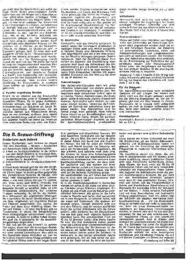 Vorschauseite 4: Kleine Arzneimittelkunde für die Schwester 38. Folge: IX. Medikamente mit Wirkung am Verdauungstrakt (3)