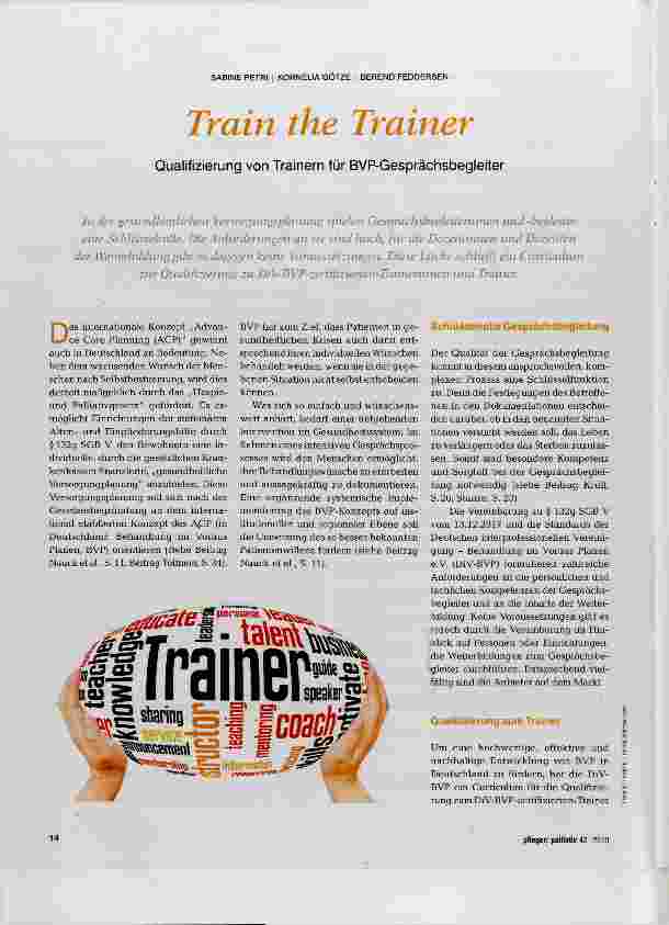Vorschauseite 1: Train the Trainer