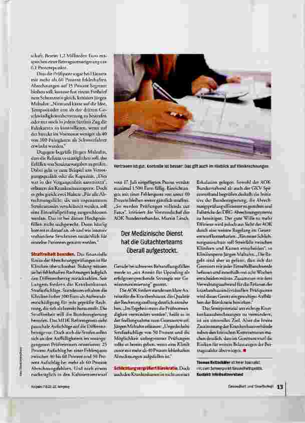 Vorschauseite 2: Freibrief zum Schummeln?