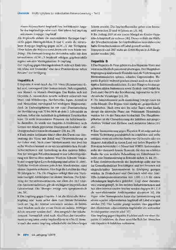 Vorschauseite 5: Impfprophylaxe zur individuellen Reisevorbereitung Teil 2: Reiseimpfungen im Detail