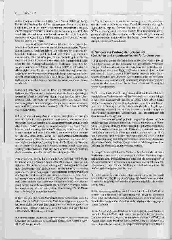 Vorschauseite 2: Ambulante spezialfachärztliche Versorgung (ASV) nach § 116b SGB V in der Praxis: Zu den Rechtsfragen in Thesenform