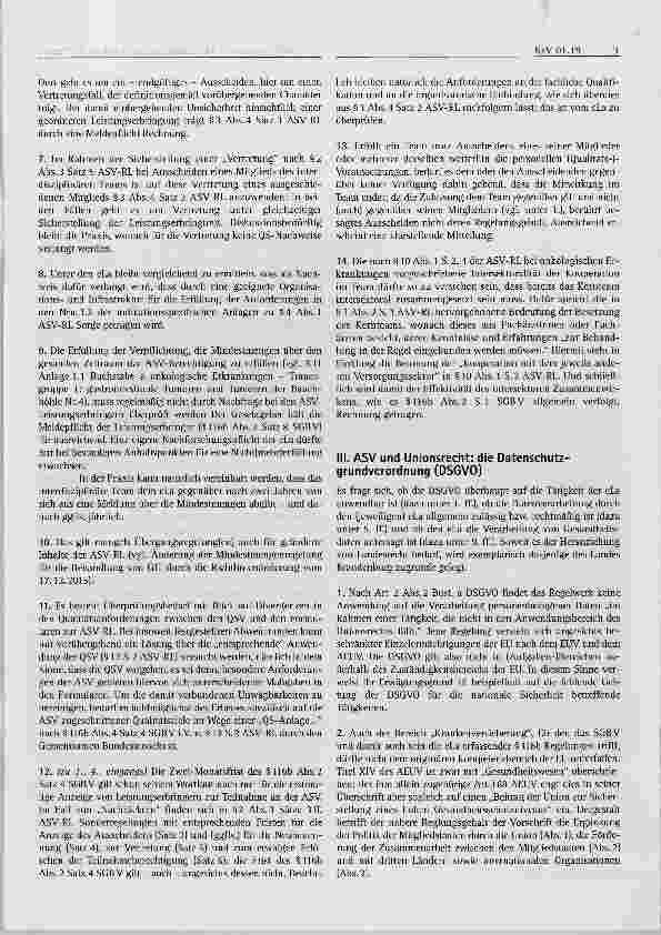 Vorschauseite 3: Ambulante spezialfachärztliche Versorgung (ASV) nach § 116b SGB V in der Praxis: Zu den Rechtsfragen in Thesenform