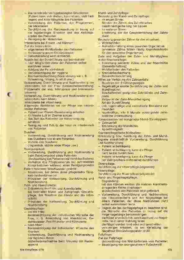 Vorschauseite 5: Zielorientierte Planung eines sechswöchigen Einführungsblocks in der Krankenpflegeausbildung (Teil I)