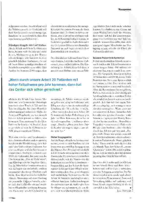 Vorschauseite 2: Bei Anruf Service