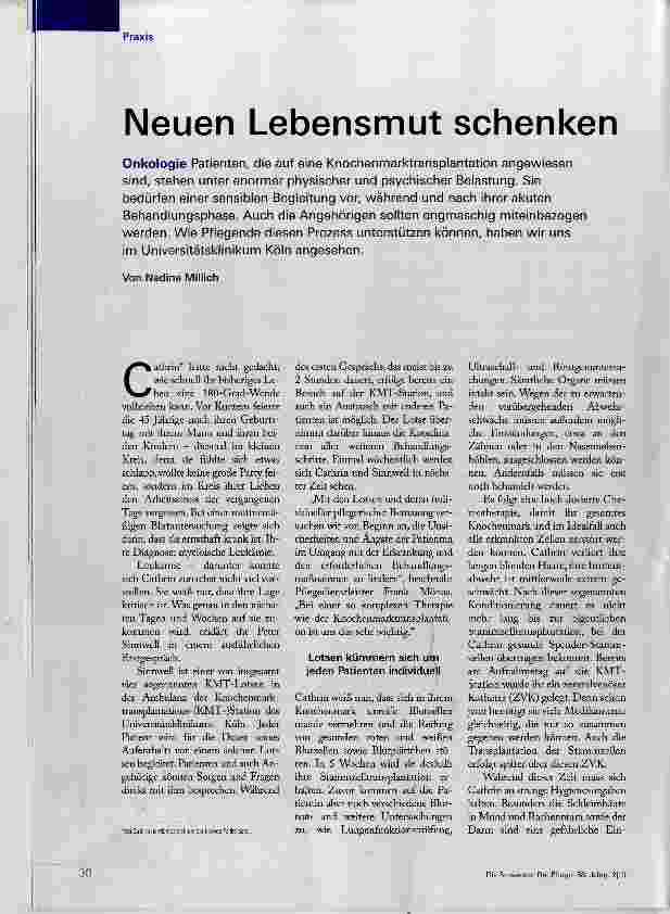 Vorschauseite 1: Neuen Lebensmut schenken