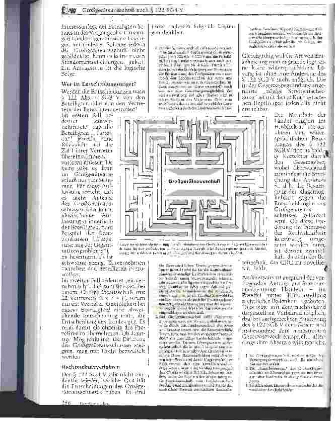 Vorschauseite 4: Großgeräteausschuß nach Paragraph 122 SGB V Mehr Verwirrung als Klarheit