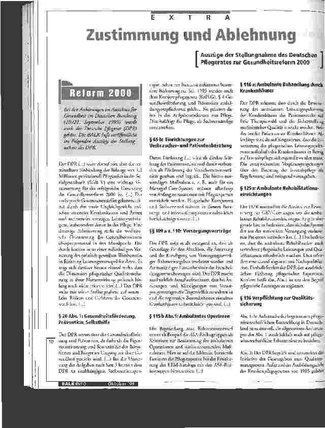 Vorschauseite 1: Zustimmung und Ablehnung