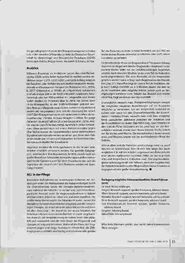 Vorschauseite 4: Die akute lymphatische Leukämie (ALL) des Erwachsenen