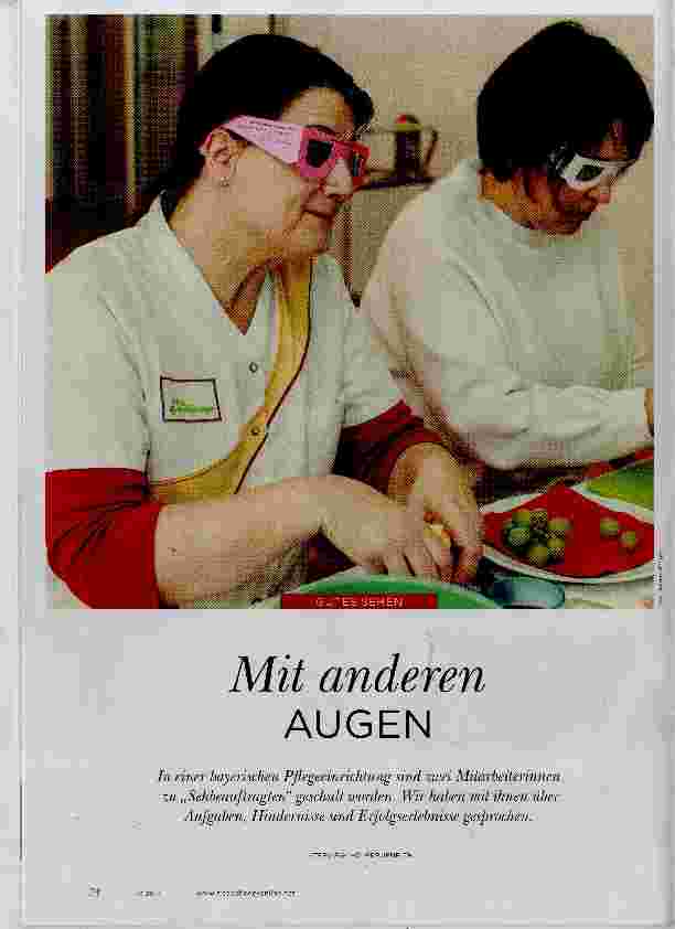 Vorschauseite 1: Mit anderen AUGEN