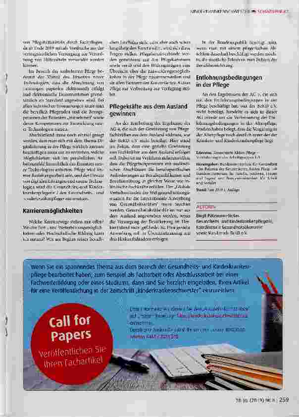 Vorschauseite 2: Konzertierte Aktion Pflege Teil 2