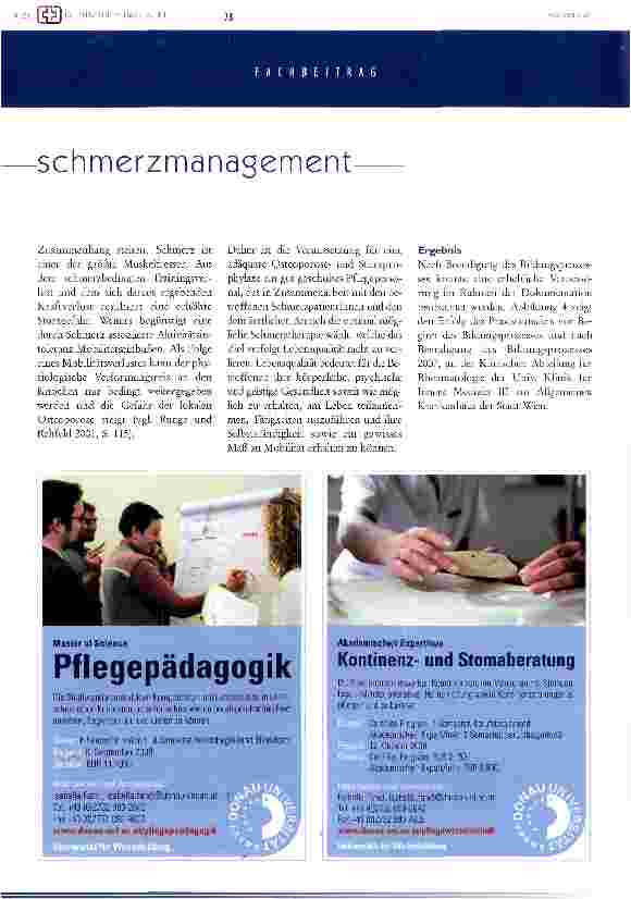 Vorschauseite 4: der deutsche expertenstandard schmerzmanagement in der pflegeein Wegweiser zur Optimierung des Schmerzmanagements in der praxis