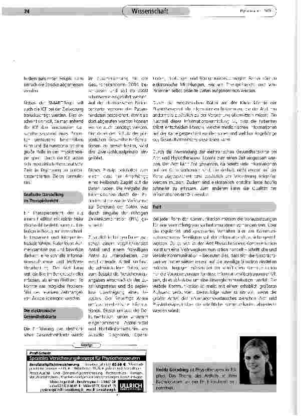 Vorschauseite 4: Kommunikationsprobleme zwischen Arzt und Physiotherapeut