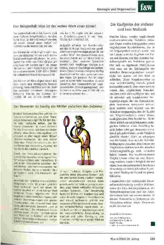 Vorschauseite 2: Die Krankenhausbewertung: Die Perspektive ist entscheidend
