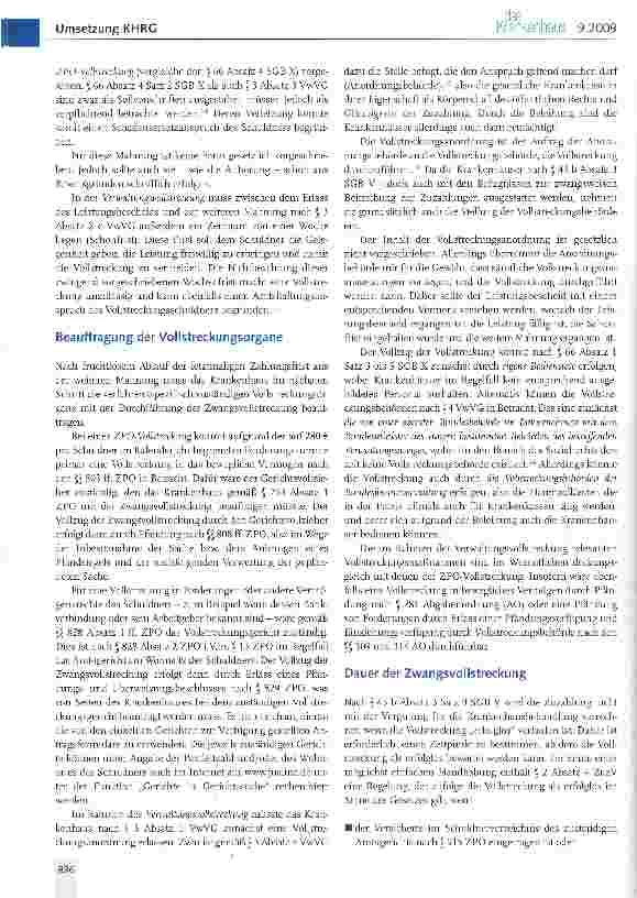 Vorschauseite 6: Das neue Zuzahlungsinkasso im Krankenhaus gemäß § 43 b SGB V