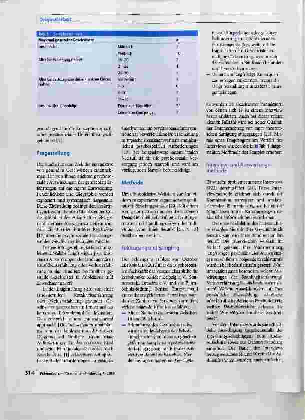 Vorschauseite 2: Aufwachsen als gesundes Geschwisterkind