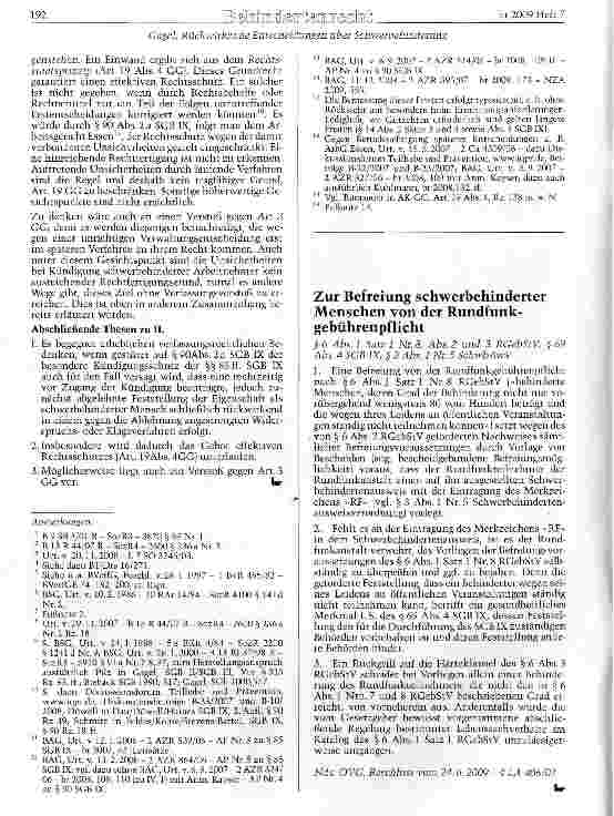 Vorschauseite 4: Rückwirkende Entscheidungen über Schwerbehinderung, Schwerbehindertenausweis sowie Merkzeichen und ihre Folgen