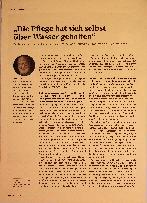 Vorschauseite 1: "Die Pflege hat sich selbst über Wasser gehalten."