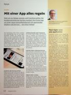 Vorschauseite 1: Mit einer App alles regeln.