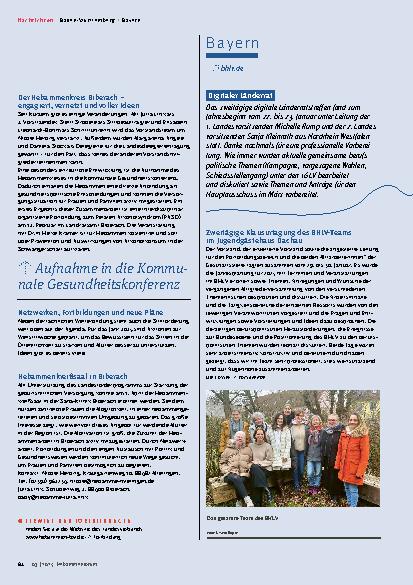 Vorschauseite 3: Nachrichten aus den Landesverbänden
