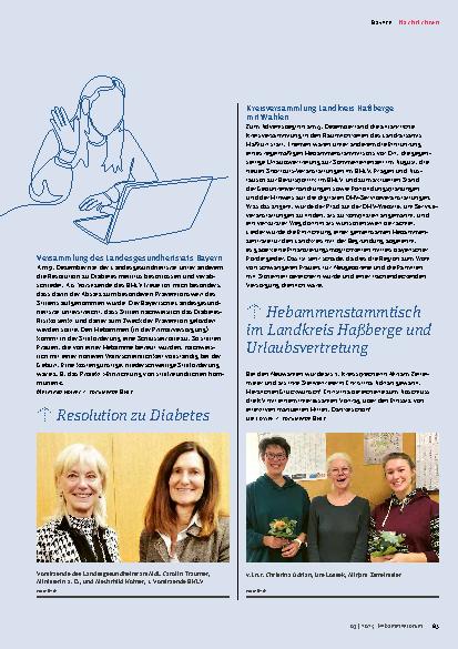 Vorschauseite 4: Nachrichten aus den Landesverbänden
