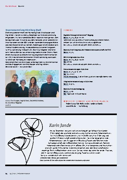 Vorschauseite 5: Nachrichten aus den Landesverbänden