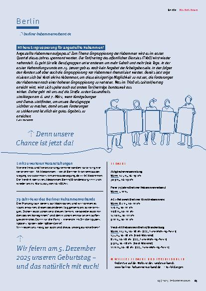Vorschauseite 6: Nachrichten aus den Landesverbänden