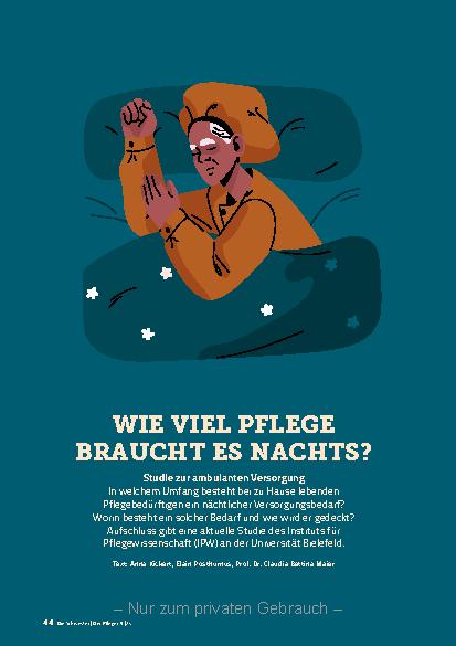 Vorschauseite 1: Wie viel Pflege braucht es nachts?