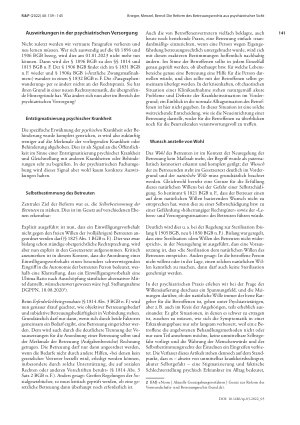 Vorschauseite 3: Die Reform des Betreuungsrechts aus psychiatrischer Sicht