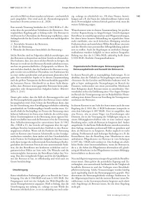 Vorschauseite 5: Die Reform des Betreuungsrechts aus psychiatrischer Sicht