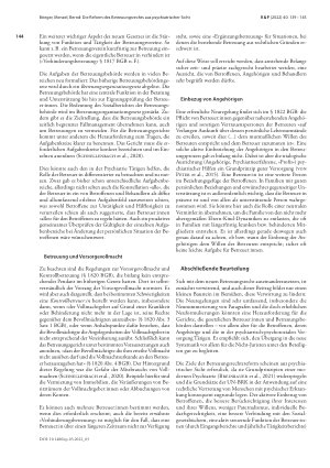 Vorschauseite 6: Die Reform des Betreuungsrechts aus psychiatrischer Sicht