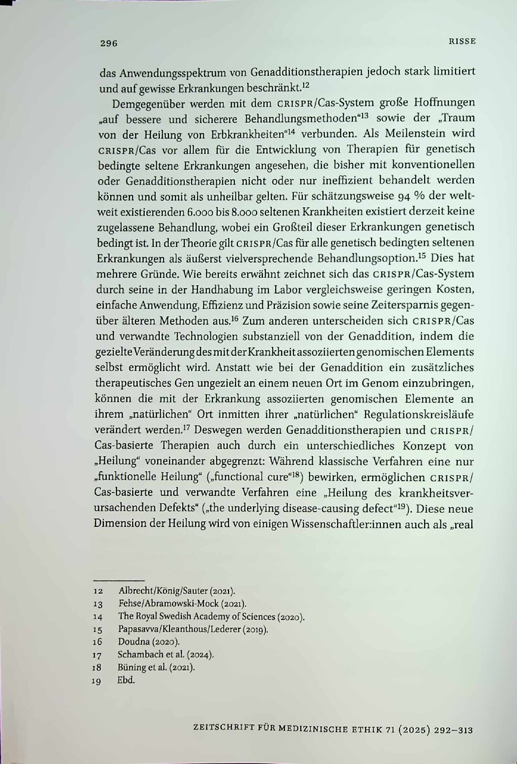 Vorschauseite 5: Neue somatische genomische Therapien – neue ethische Herausforderungen?