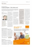 Vorschauseite 1: Strukturanalyse - Wo stehen wir? Serie: Ethik in der Pflege, Teil 3