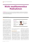 Vorschauseite 1: Nicht-medikamentöse Maßnahmen