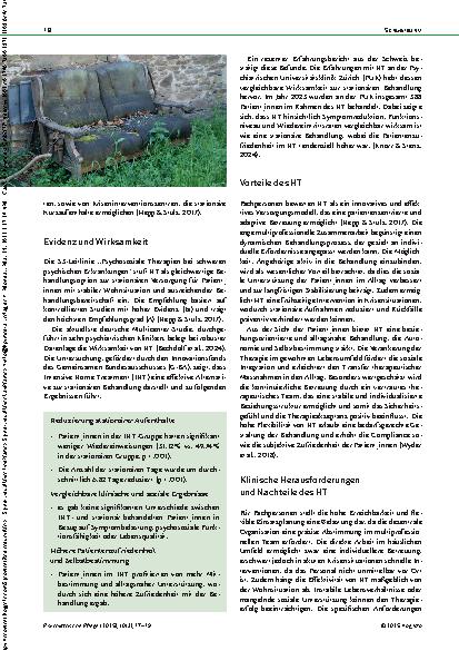 Vorschauseite 2: Home Treatment Heilung, dort wo das Leben stattfindet