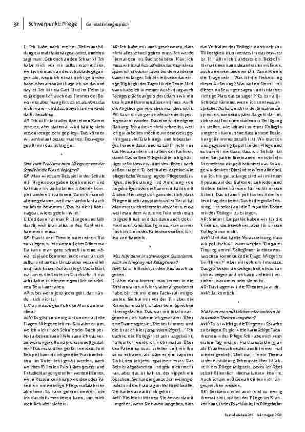 Vorschauseite 3: "Unser Tun hat eine Wirkung!"