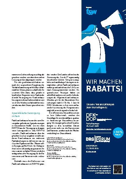 Vorschauseite 4: Klinikreform Krankenhausversorgung effizienter machen