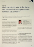 Vorschauseite 1: Flucht aus der Ukraine: Aufenthaltsund sozialrechtliche Fragen der Aufnahme in Deutschland
