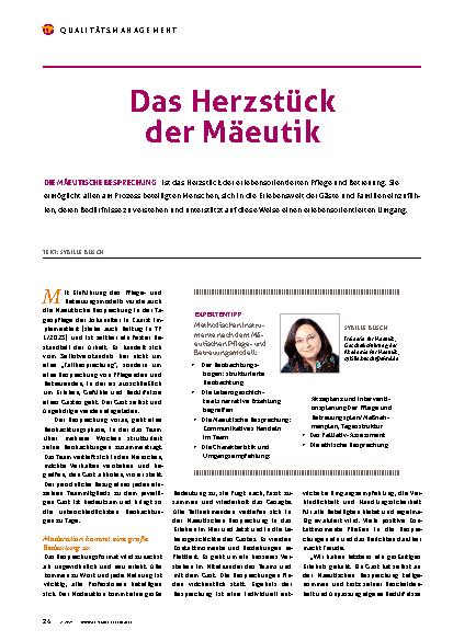 Vorschauseite 1: Das Herzstück der Mäeutik