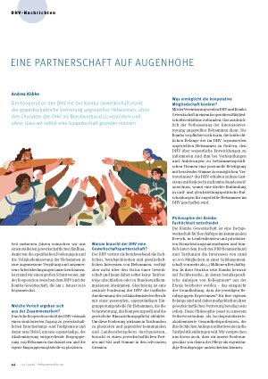Vorschauseite 1: Eine Partnerschaft auf Augenhöhe