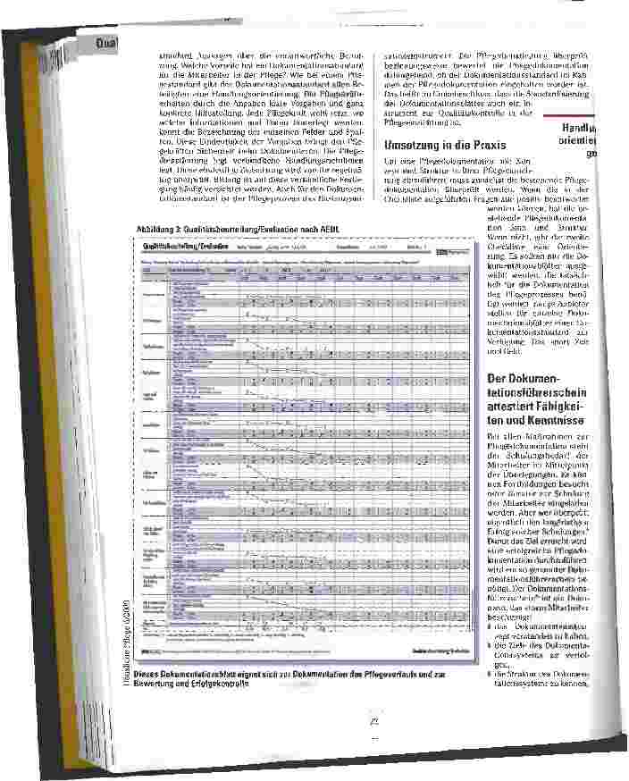 Vorschauseite 4: Dokumentieren mit System Pflegedokumentation als zentraler Informationsträger