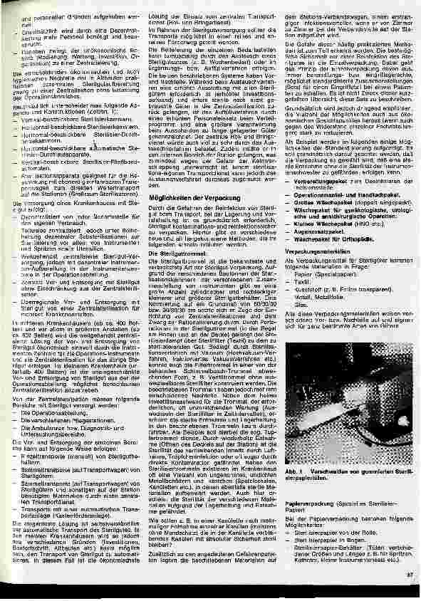 Vorschauseite 2: Einführung in die Aufgaben im Operationssaal 6. Folge: Probleme der Veru. Entsorgung mit Sterilgut