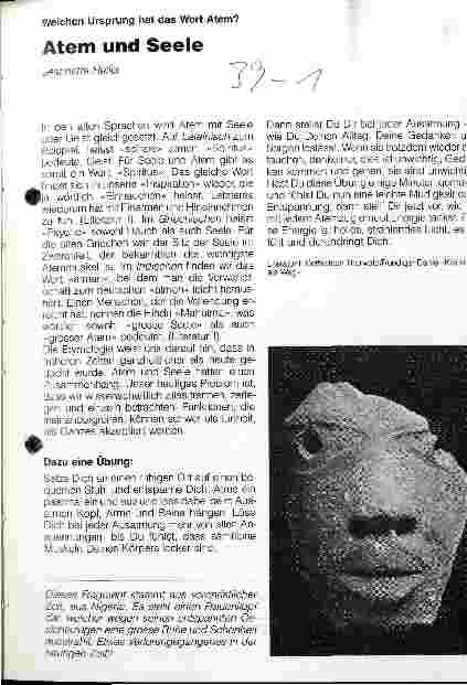 Vorschauseite 1: Atem und Seele Welchen Ursprung hat das Wort Atem?