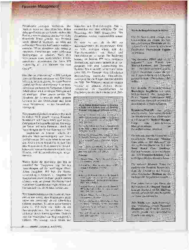 Vorschauseite 3: Partnerschaften:Öffentliche Hand - Privatunternehmen