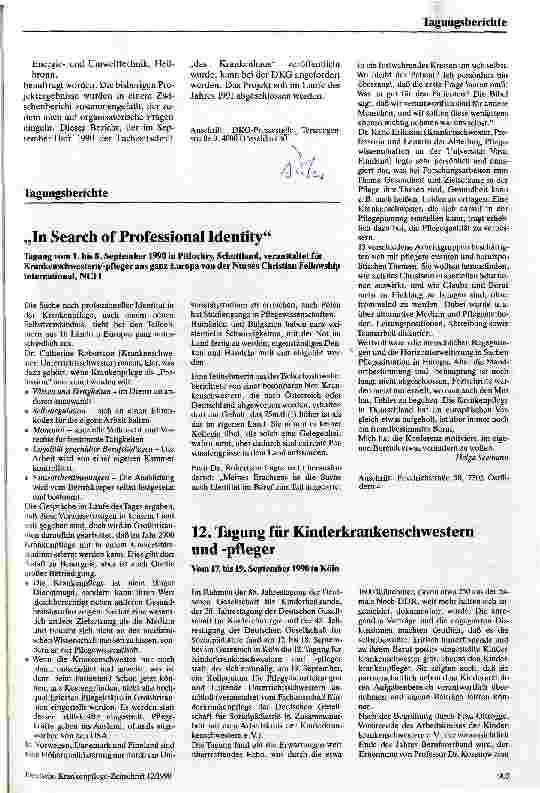 Vorschauseite 2: Umweltverträgliche Beschaffung und Entsorgung im Krankenhaus Mitteilung der Pressestelle der DKG