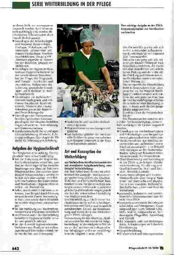 Vorschauseite 2: Hygiene auf dem Weg in die Zukunft