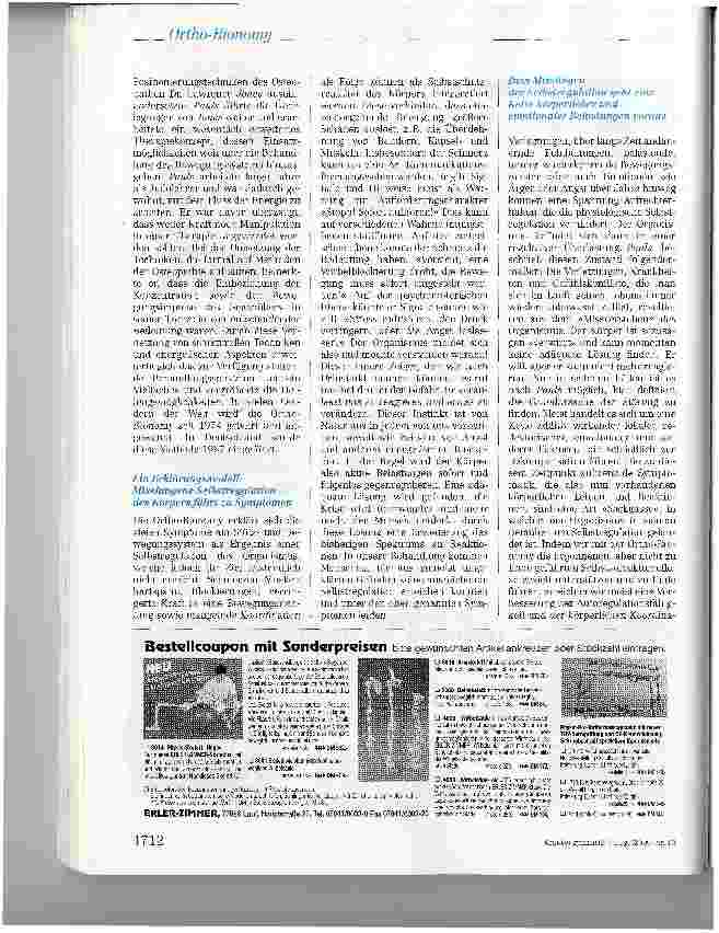 Vorschauseite 2: Das Therapiekonzept Ortho-Bionomy